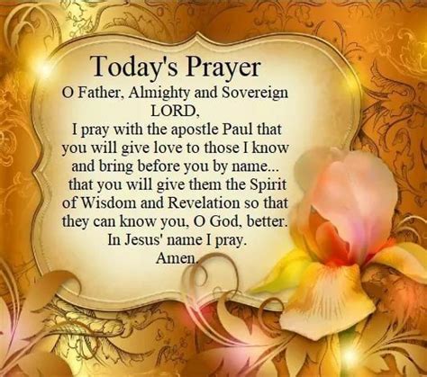 Todays Prayer To The Lord Pictures Photos And Images For Facebook