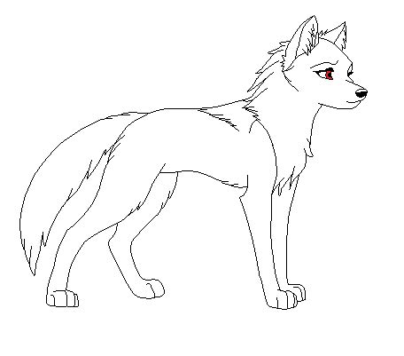 I already have an animal hybrid drawing before the challenge. Wolf Base 4 | Wolf base, Anime wolf drawing, Wolf drawing easy