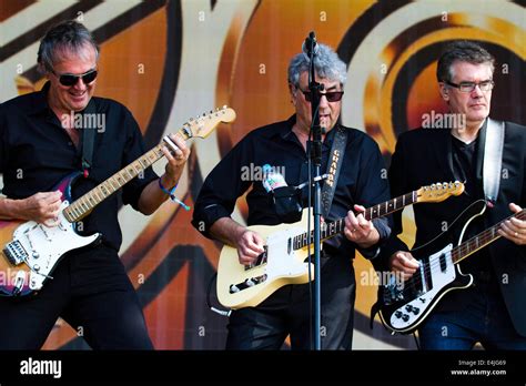 July 13 Rick Fenn Graham Gouldman And Mike Wilson Of 10cc Perform On