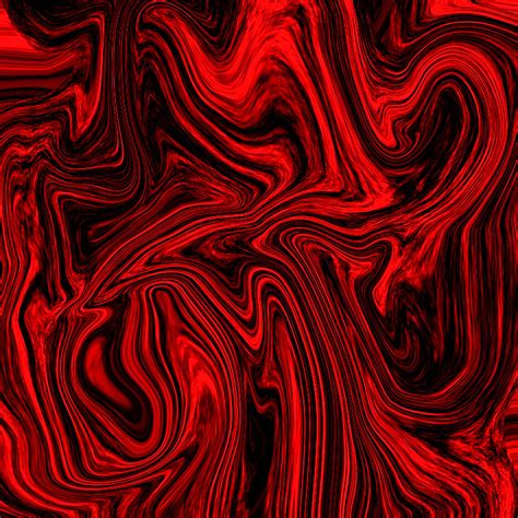 Abstract Fantasy Marble Texture Background In Red And Black Available