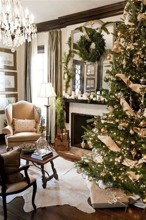 31 Stunning Luxury Christmas Home Decoration Ideas Christmas Living