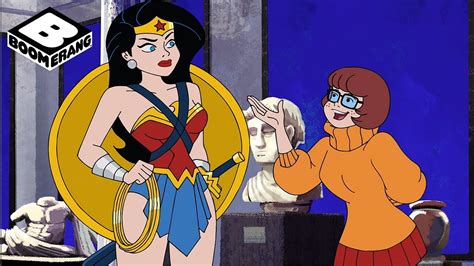Wonder Woman Helps The Gang Scooby Doo And Guess Who Boomerang