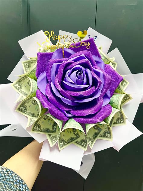Real Money Giant Rose Bouquet By Kk House — Kk House