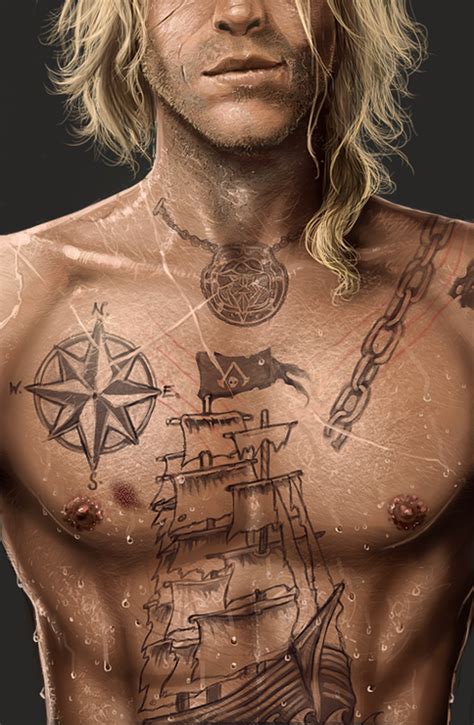 Edward Fanart Assassins Creed Desenho Realista Designs De Tatuagem