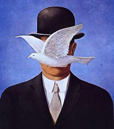 René Magritte L Homme au chapeau melon 1964 Искусство сюрреализма