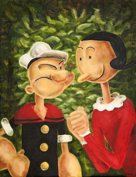 Popeye And Olive Oyl By Fruksion On Deviantart Popeye Cartoon Popeye