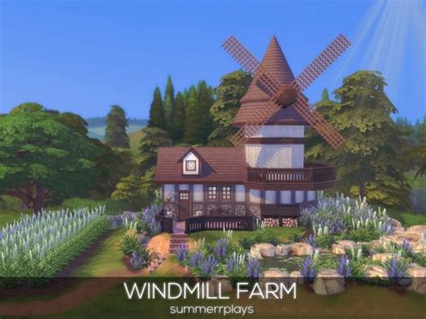 Windmill Farm By Summerr Plays At Tsr Sims 4 Updates