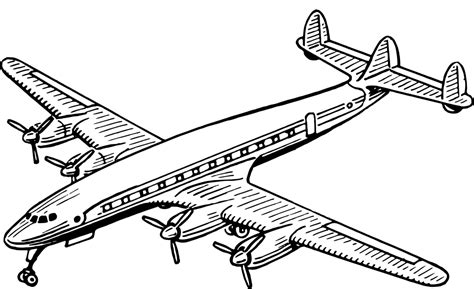 Are there any free vector illustrations of airplanes? Propeller Driven Aircraft,Line Art,Angle PNG Clipart ...