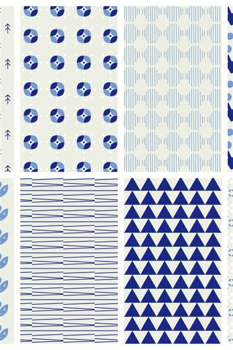 180 Scandinavian Patterns Bundle Scandinavian Pattern Scandinavian