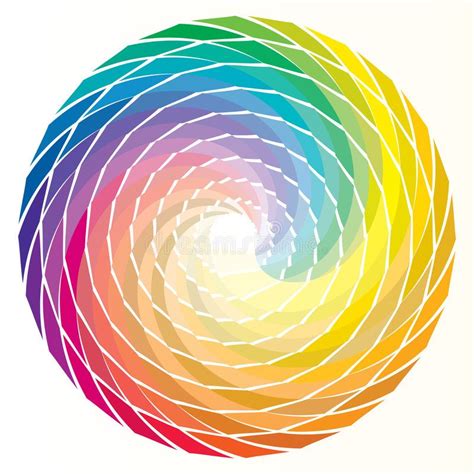 Spiral Rainbow Vector Spiral In Rainbow Colors Affiliate Rainbow