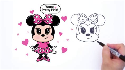 Cute Minnie Mouse Drawing At Getdrawings Free Download