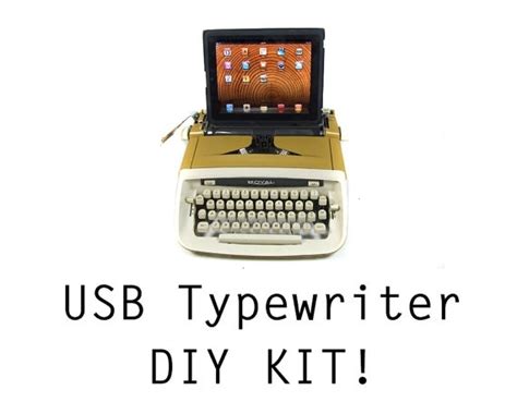 Diy Usb Typewriter Conversion Kit By Usbtypewriter Etsy Media