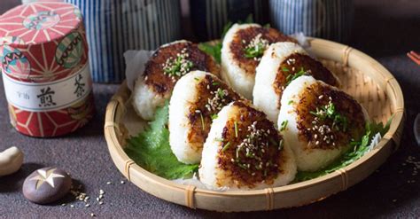 Miso Yaki Onigiri Are Delicious Grilled Rice Balls Coated In A Tasty
