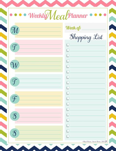 Meal Plan Grocery List Free Printable Meal Planner Printable Meal My Xxx Hot Girl