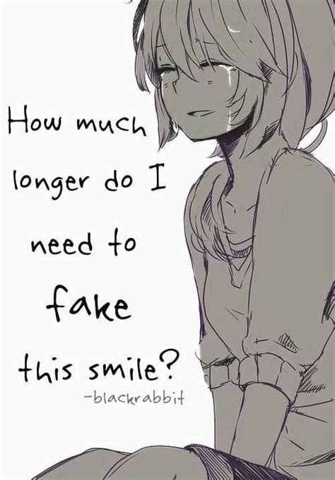 Aesthetic Depressed Fake Smile Sad Anime Girl Largest Wallpaper Portal