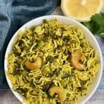 Instant Pot Spinach Rice Palak Rice Palak Pulao Video Indian