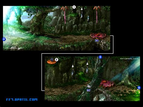Ancient Forest Map Ff7 All Location Maps Ff7 Walkthrough And