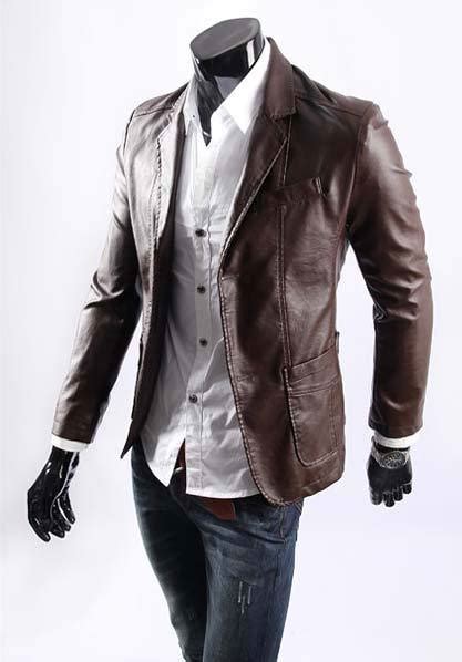 Up To 7xl Big Size Leather Jacket For Men Casaul Slim Leather Suit Male