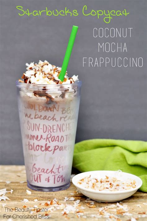 coconut mocha frappuccino recipe a giveaway cherished bliss frappuccino recipe mocha