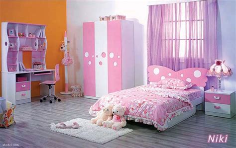 Contemporary kids' bedroom for girls in london with carpet, wallpapered walls, grey walls, beige floors and a vaulted ceiling. Choosing The Kids Bedroom Furniture - Amaza Design