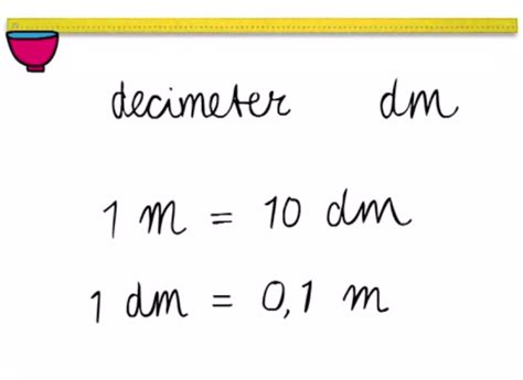 So, what does dm mean? Lengtematen 3 - decimeter - De Sommenfabriek