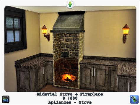 My Sims 4 Blog Medieval Stove By Design4sims