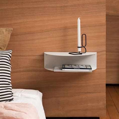 Buy Fold Hanging Bedside Table White By Made Of Tomorrow Online Rj