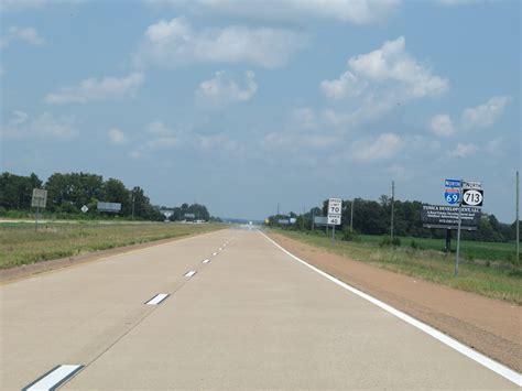 Mississippi Interstate 69 Northbound Cross Country Roads