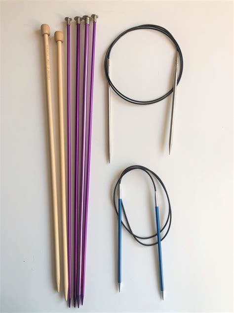 Choosing The Right Knitting Needles Centre Knitters Guild