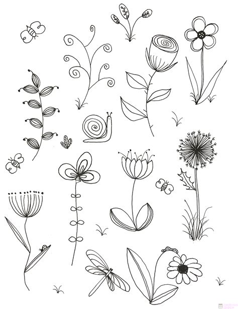 ᐈ Dibujos De Plantas【1000】para Colorear Hoy Dibujos Para Colorear
