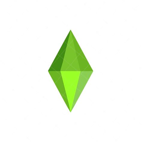 Sims Plumbob Png Transparent Png Cute Fun Green Plumbob Downloadable