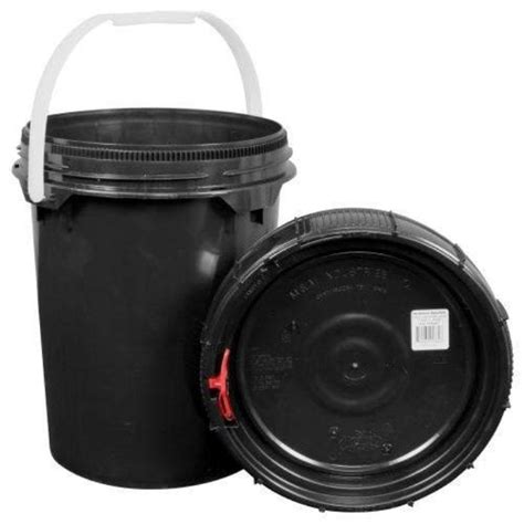 5 Gallon Poly Open Top Drum Screw Top Lid Approved Storage And Waste