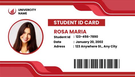 Copy Of Student Id Card Design Template Postermywall