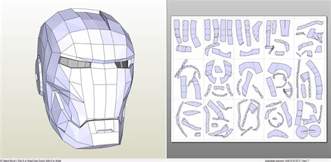 View, download and print iron man mask pdf template or form online. Iron Man - Mark 2 Full Armor - Pepakura.eu