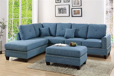 Lisbore 2pc. Sectional in Blue - Sectionals - Living Room
