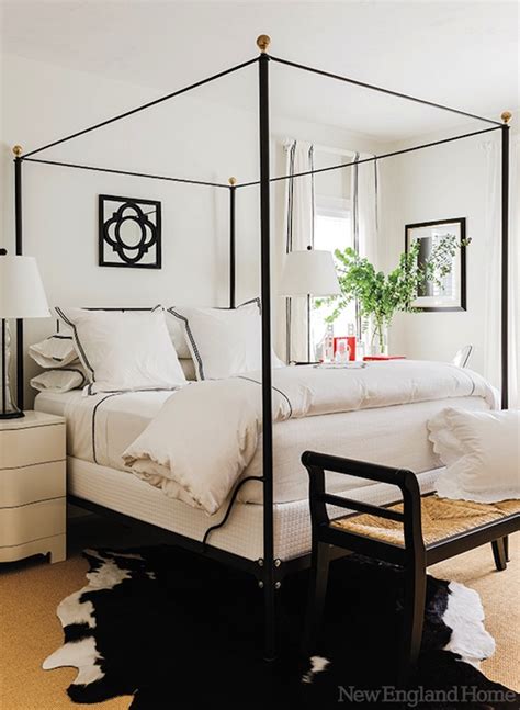 black  white bedroom contemporary bedroom  england home