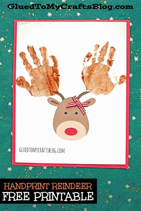 Handprint Reindeer Keepsake