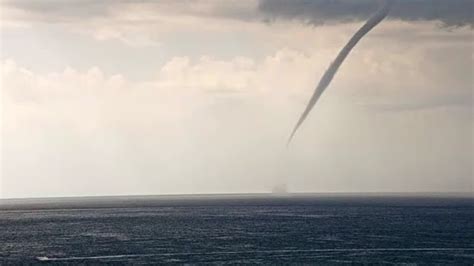 Clearwater Beach Waterspout Caught On Camera Wtsp Com