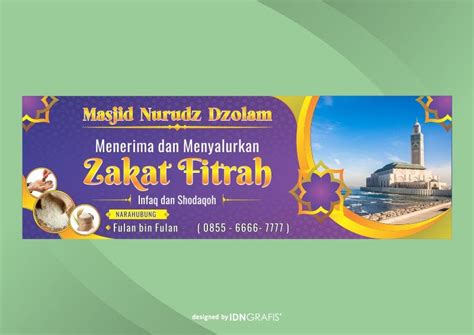 Spanduk Zakat Fitrah 2022 Cdr Imagesee