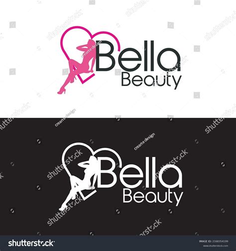 Posing Woman Silhouette Logo Nude Woman Stock Vector Royalty Free