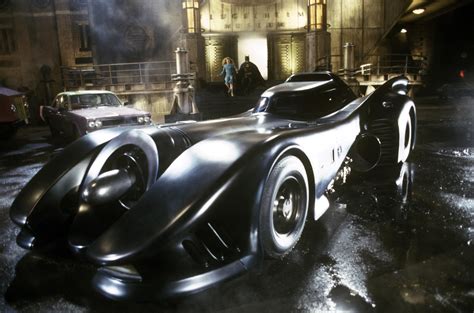 The Batmobile From Tim Burtons Batman Still From Film Film