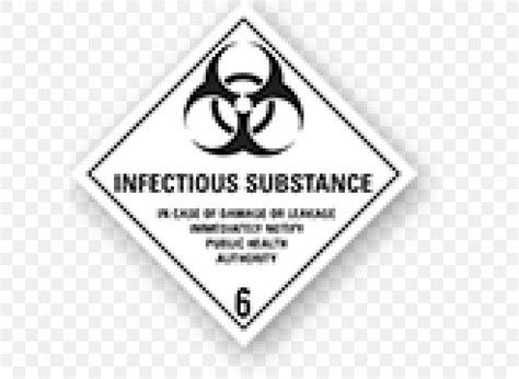 Dangerous Goods Label HAZMAT Class 6 Toxic And Infectious Substances
