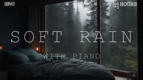 4hours Relaxing Sleep Music Soft Rain Sleep Piano Chill Music Therapy Doryst Youtube