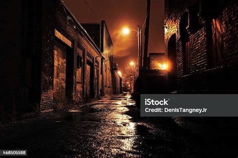 Gritty Dark Urban Alleyway Stock Photo Download Image Now Istock
