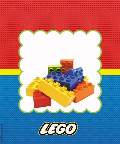 Lego Kit Festa Infantil Grátis Para Imprimir Inspire Sua Festa