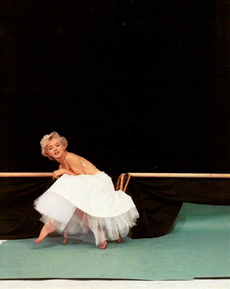 Marilyn Photographed For The Ballerina Series By Milton Greene In 1954