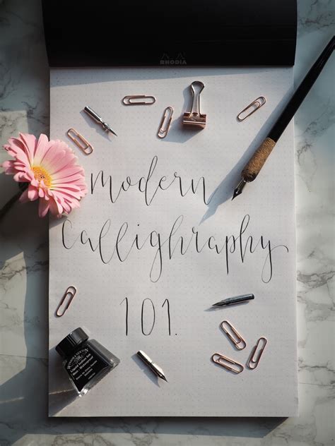 A Beginners Guide To Modern Calligraphy The Basics Kelanjo