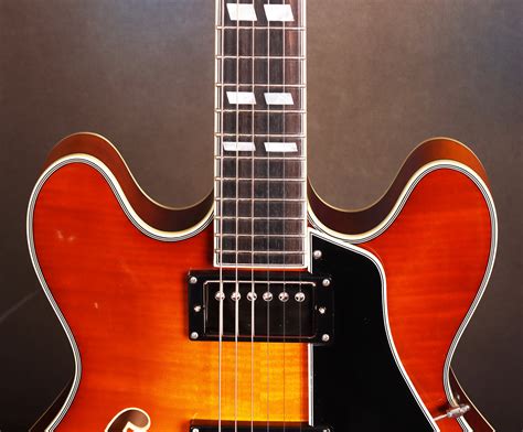 Eastman T486 Goldburst Semi Hollow Electric Guitar Seymour Duncan
