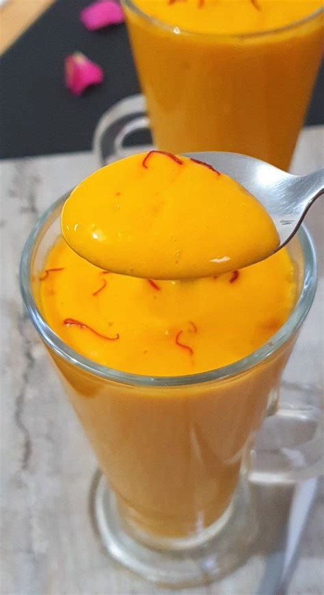 easy mango lassi recipe indian mango yogurt smoothie