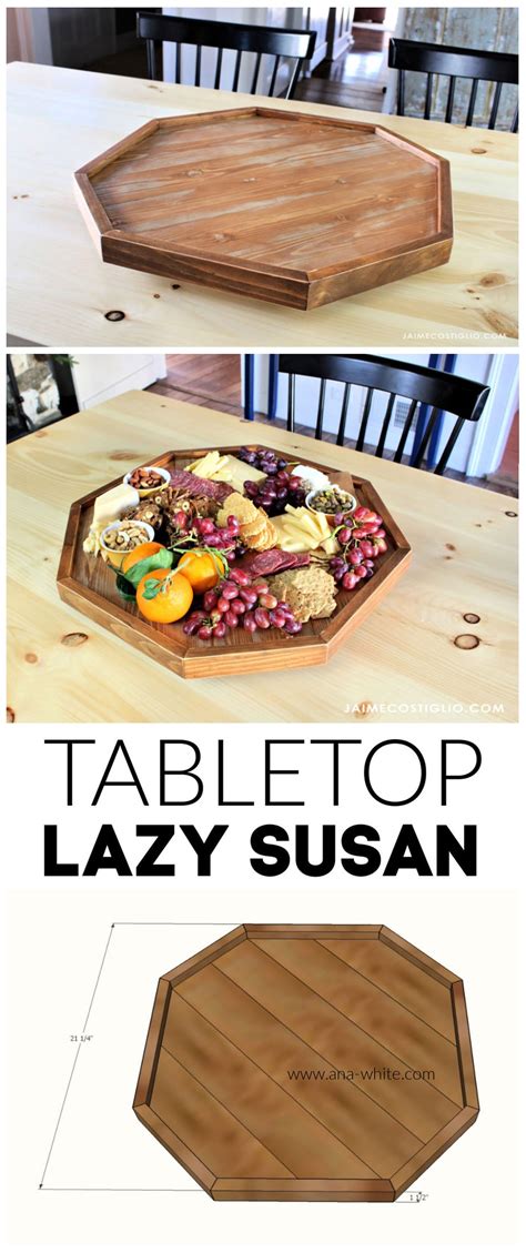So naturally, i was thrilled to find this amazing tutorial by home with kelly p that teaches you how to make a custom lazy susan. DIY Tabletop Lazy Susan - Jaime Costiglio
